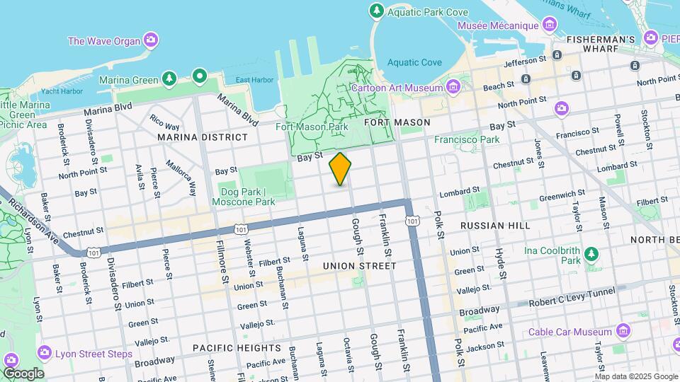 1540 Chestnut St Map and Location Details