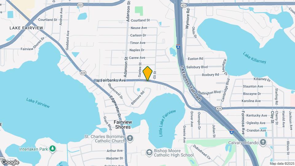 724 W Fairbanks Ave Map and Location Details