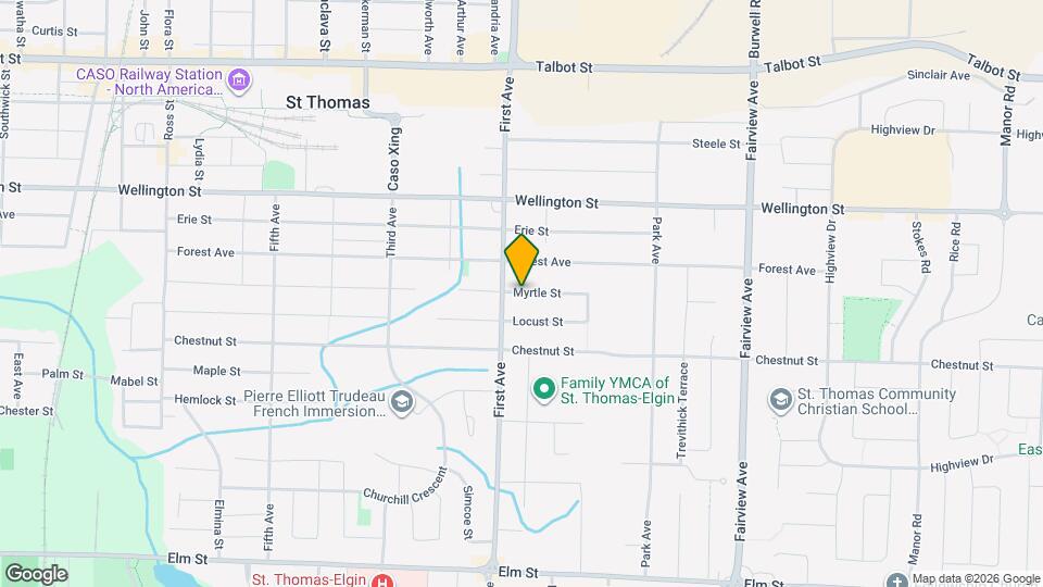 177 Myrtle St Map and Location Details