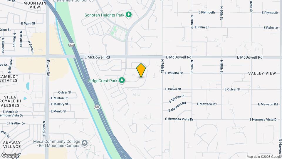 7431 E Norwood St Map and Location Details