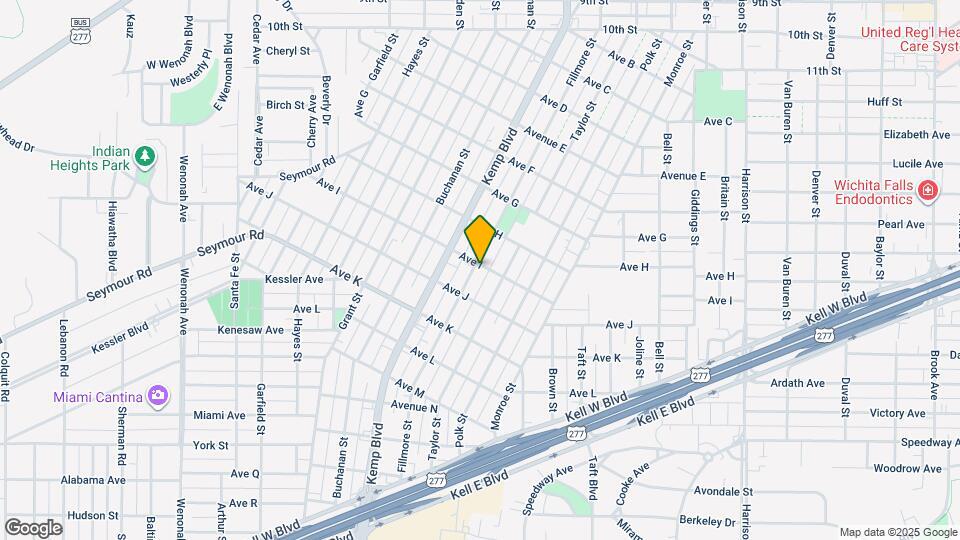 1901 Fillmore St Map and Location Details
