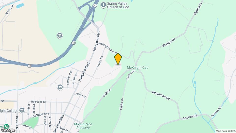 2027 Reservoir Rd Map and Location Details