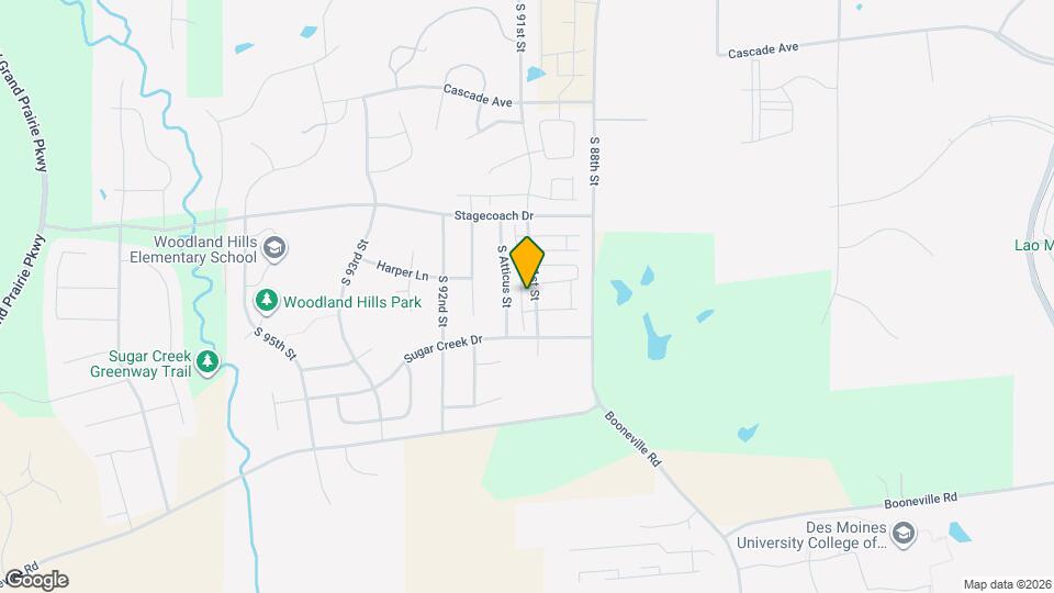 1257 S 91st St Map and Location Details