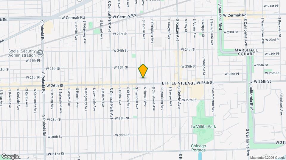 2548 S Homan Ave Map and Location Details
