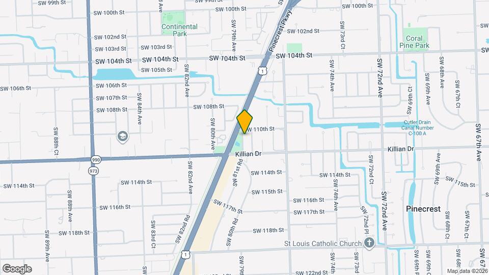 11043 SW 79th Ave Map and Location Details