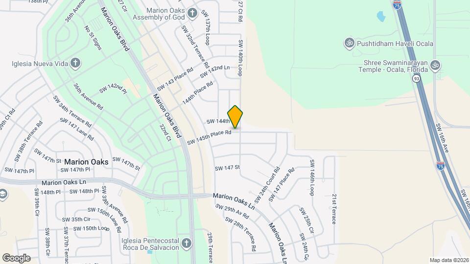 2730 SW 145th Place Rd Map and Location Details