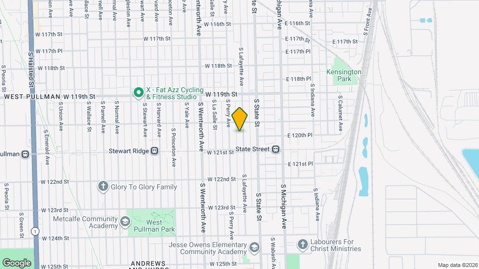 12026 S Lafayette Ave Map and Location Details