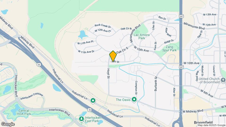 890 Lilac St Map and Location Details