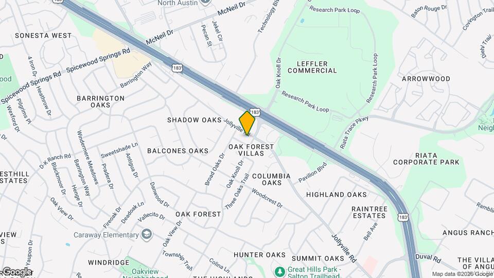 6602 Scrub Oak Ln Map and Location Details