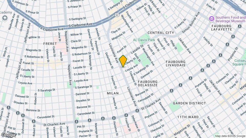 2215 Louisiana Ave Map and Location Details