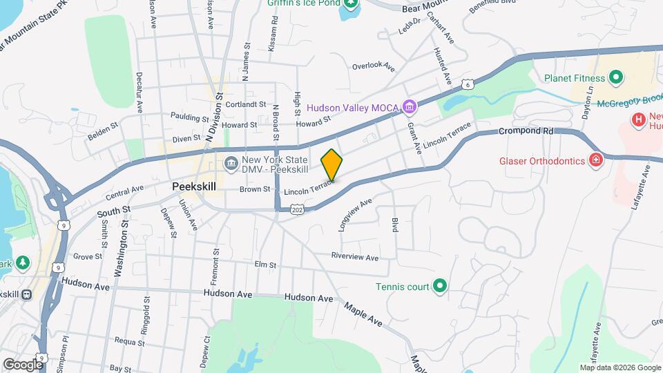 1321 Lincoln Terrace Map and Location Details