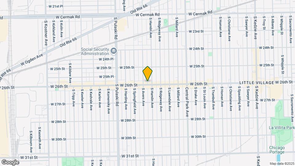3814-3820 W 26th St Map and Location Details