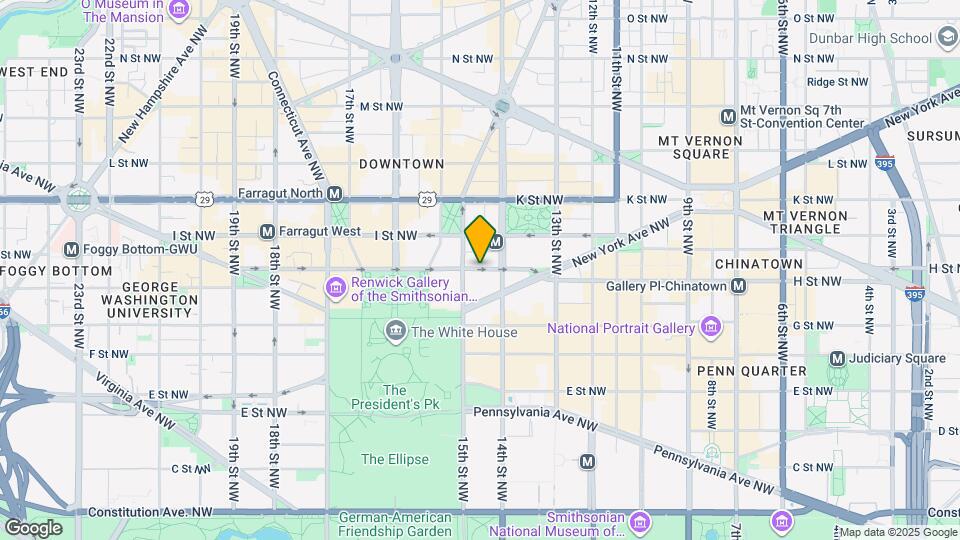 1456 H St NW Map and Location Details