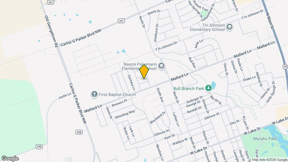 1804 Cedarlawn St Map and Location Details