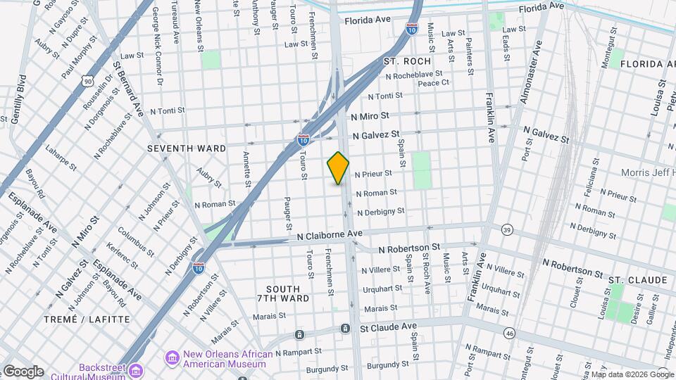 1808 Elysian Fields Ave, Unit 11 Mapa y Detalles de la Ubicación