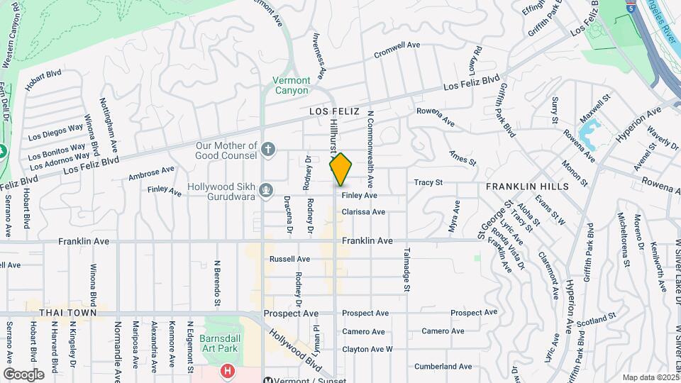 4451 Finley Ave Map and Location Details