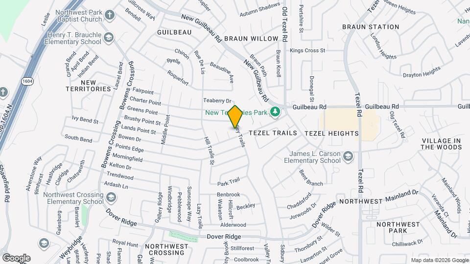 8107 Valley Trl Mapa y Detalles de la Ubicación