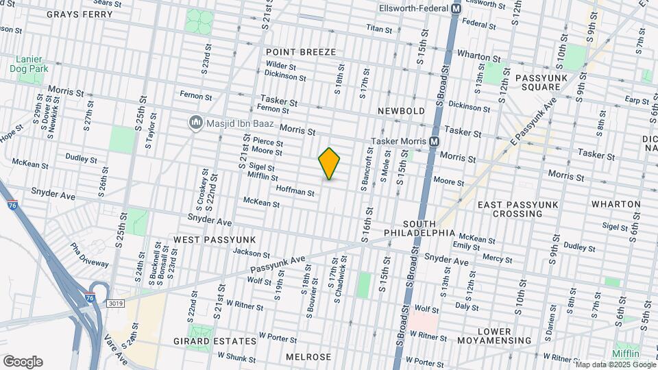 1735 Mifflin St Map and Location Details