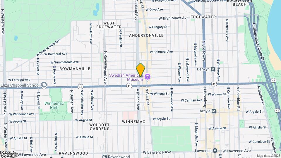 5225 N Ashland Ave Map and Location Details