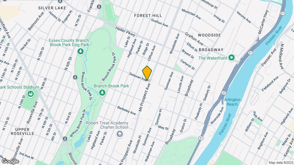 570 Mount Prospect Ave, Unit 402 Map and Location Details