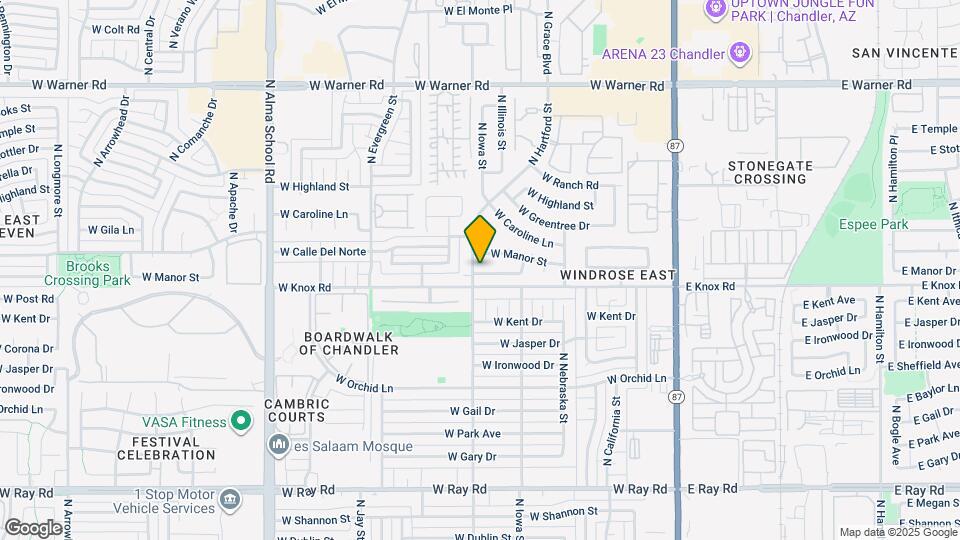 570 W Myrna Ln Map and Location Details
