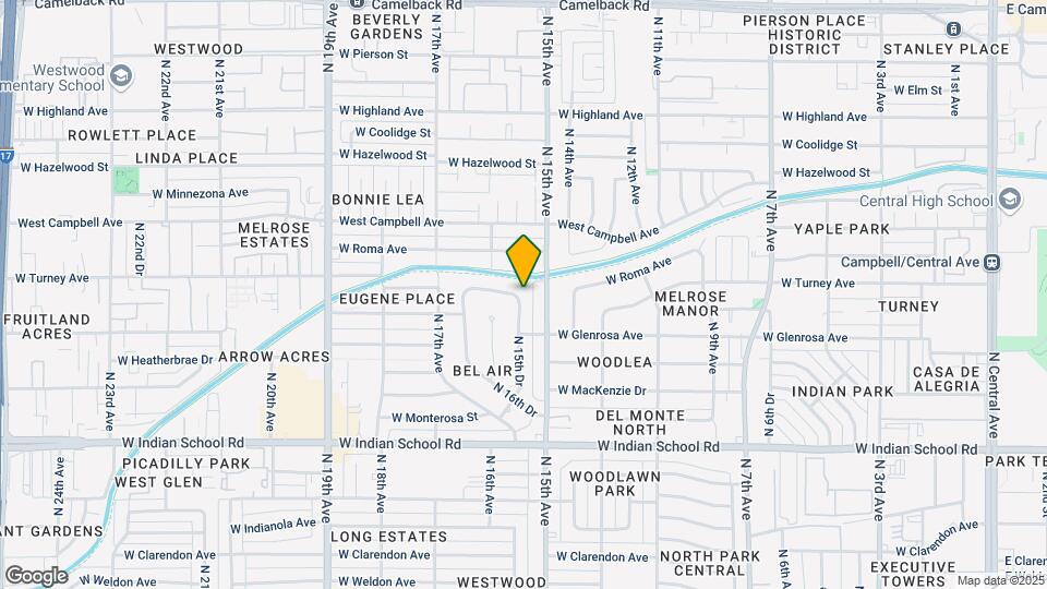 4333 N 15th Dr Map and Location Details