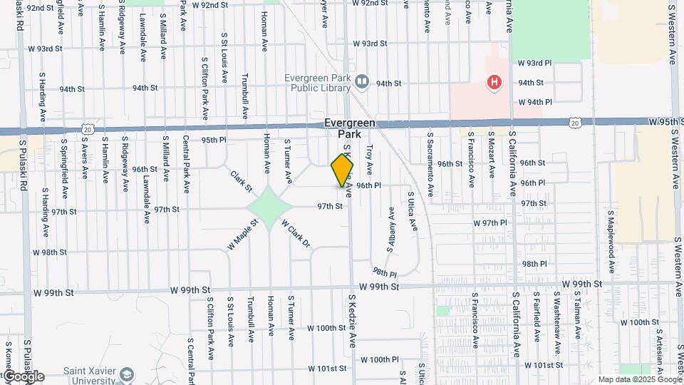9644 S Kedzie Ave Map and Location Details
