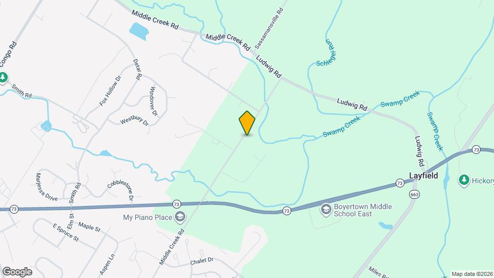 3168 Middle Creek Rd Map and Location Details