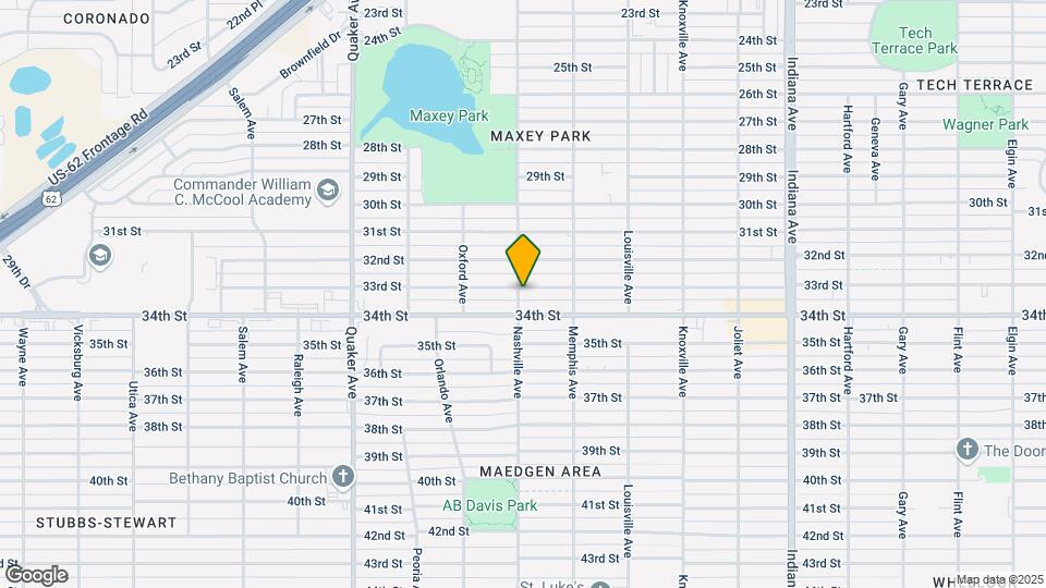3819 33rd St Map and Location Details