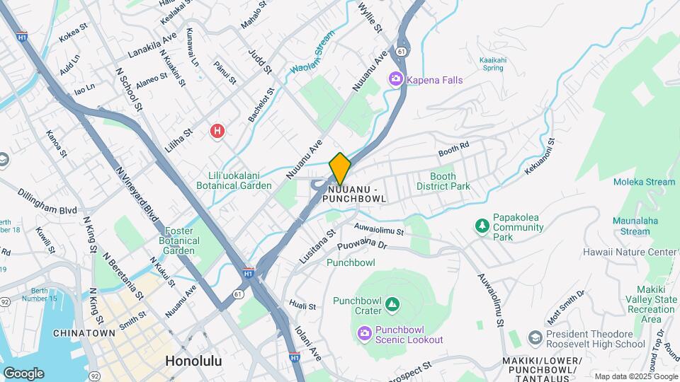 2001 Pauoa Rd Map and Location Details
