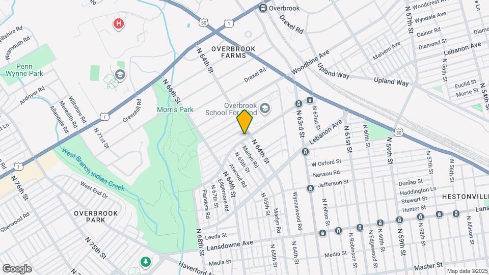 6411 Malvern Ave Mapa y Detalles de la Ubicación