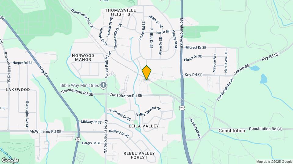 1040 Thomasville Estates Wy SE Map and Location Details
