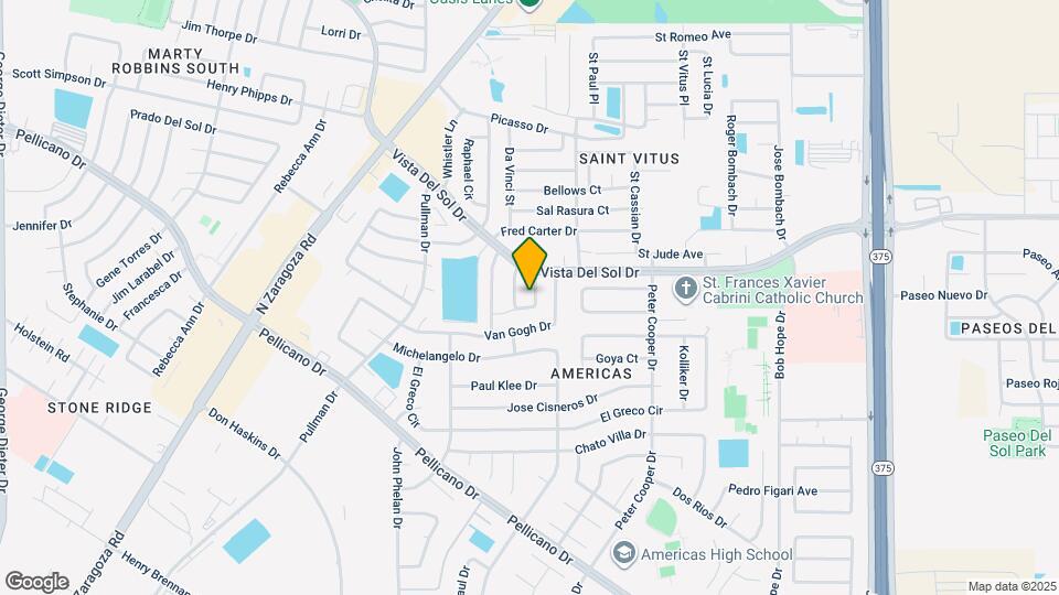 1575 Cezanne Cir Map and Location Details