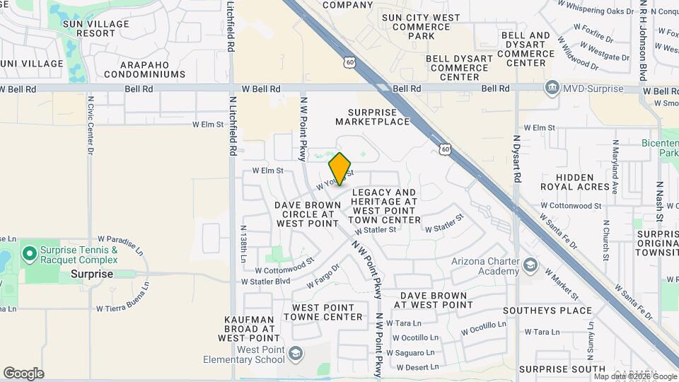 13600 W Canyon Creek Dr Mapa y Detalles de la Ubicación
