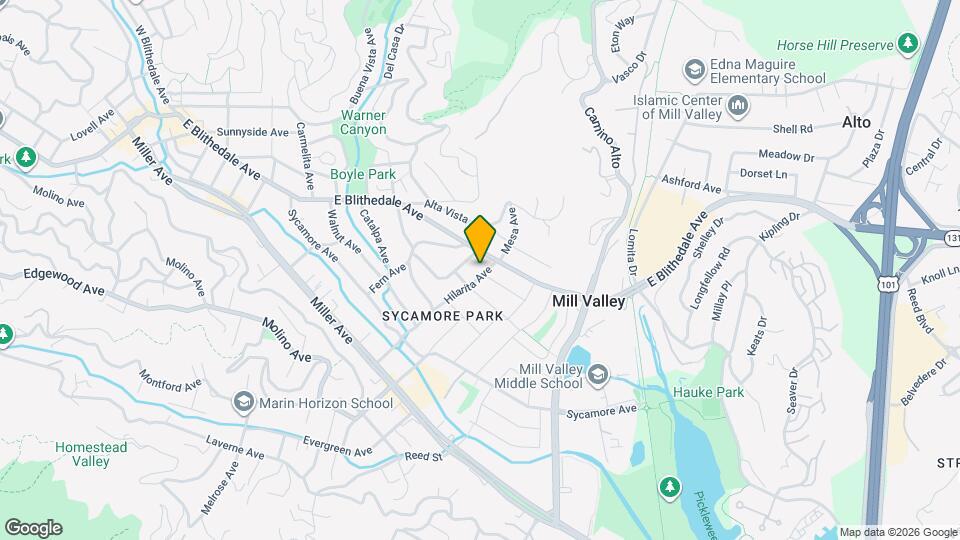 75 Hilarita Ave Map and Location Details