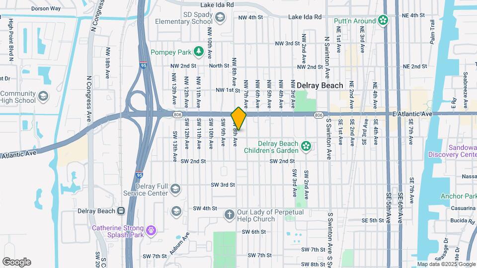 43 SW 8th Ave Map and Location Details