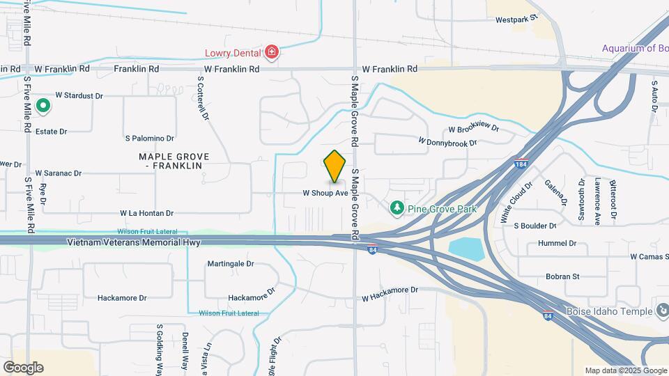 584 S Dalton Ln Map and Location Details