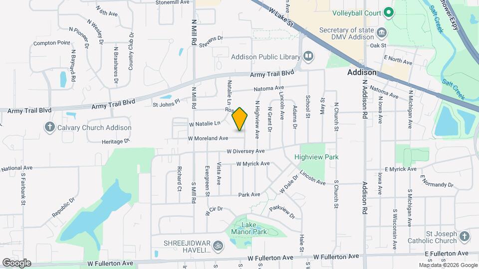 424 W Moreland Ave Map and Location Details