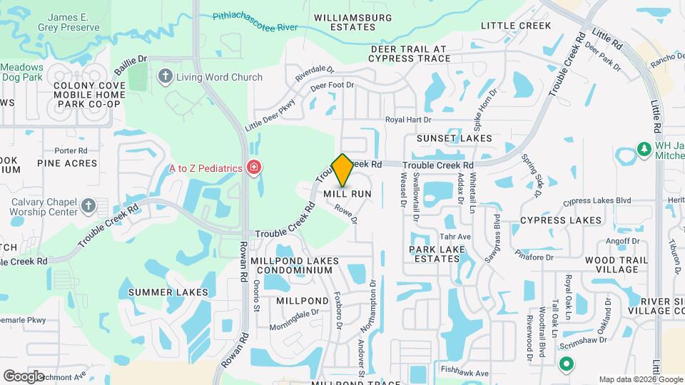 4851 Mill Run Dr Map and Location Details