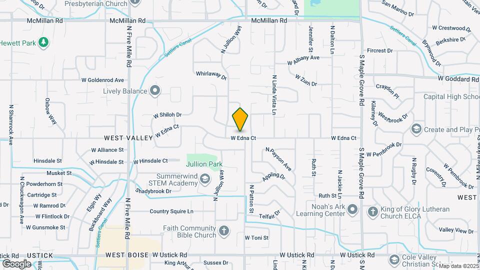 9834 W Edna St Map and Location Details