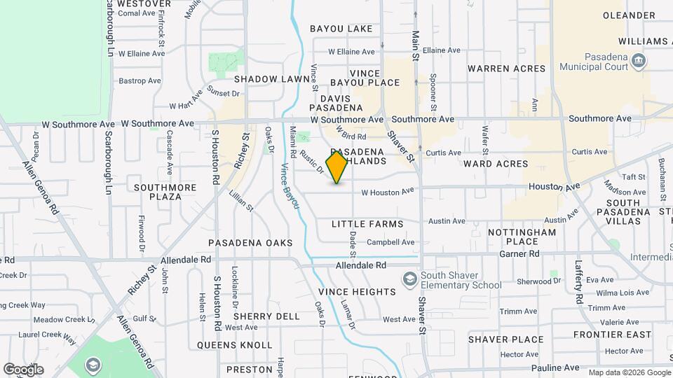 310 W Houston Ave Map and Location Details