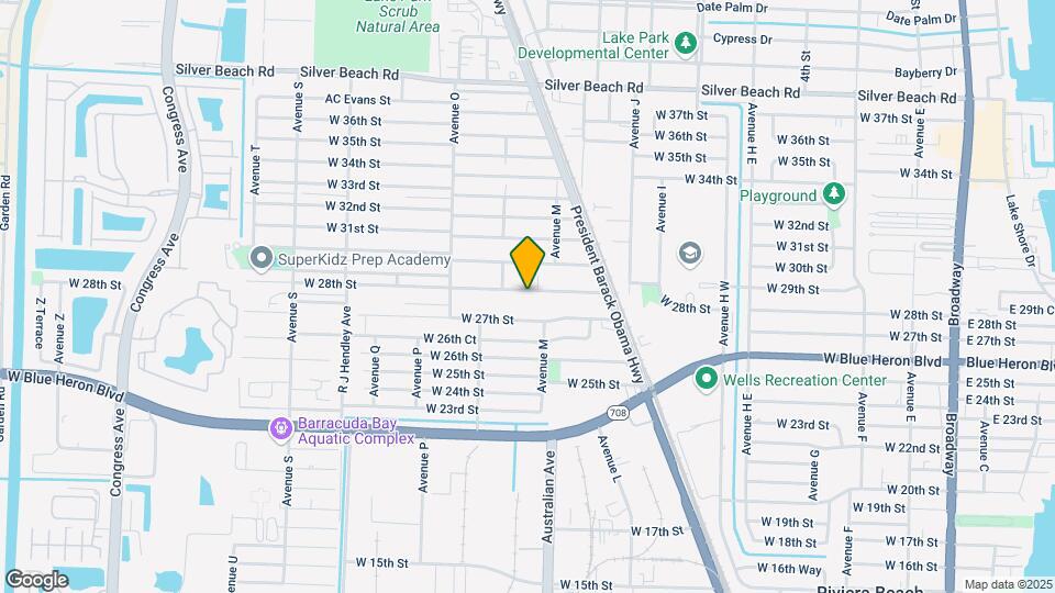1149 W 28th St Map and Location Details