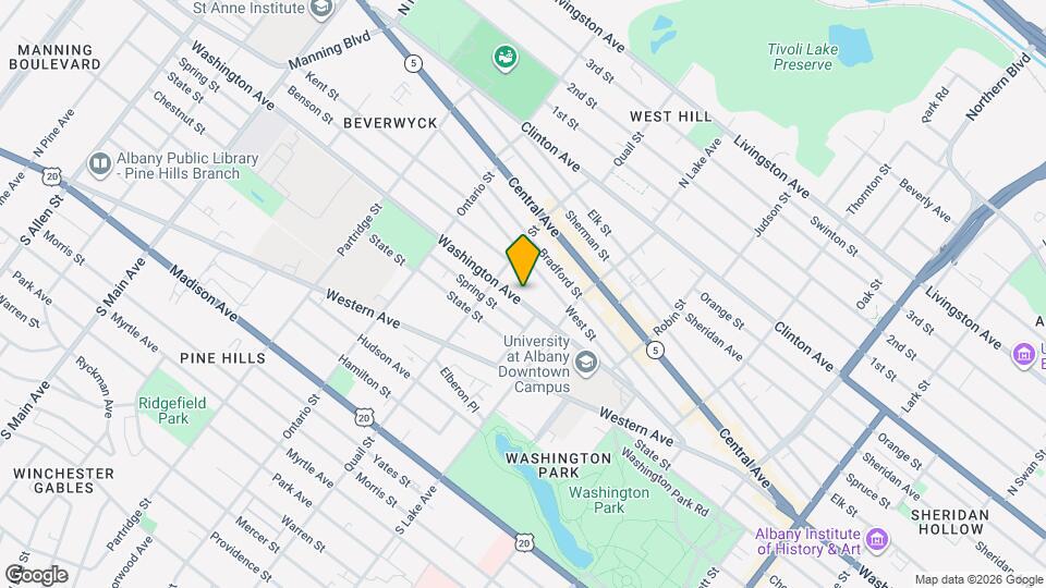 493 Washington Ave, Unit 493 Washington Ave, 2nd floor, Albany Map and Location Details