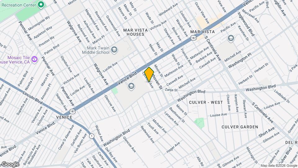3865 Lyceum Ave Mapa y Detalles de la Ubicación