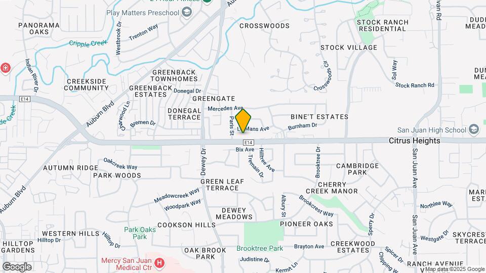 6721-6727 Greenback Ln Map and Location Details