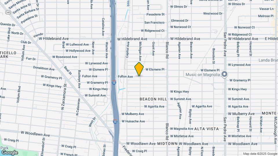 1225 Michigan Ave Map and Location Details