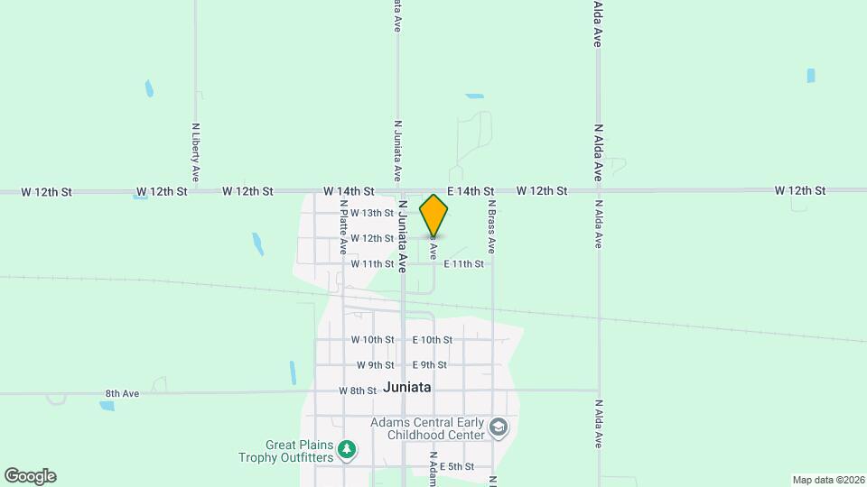 1110 N Adams Ave Map and Location Details