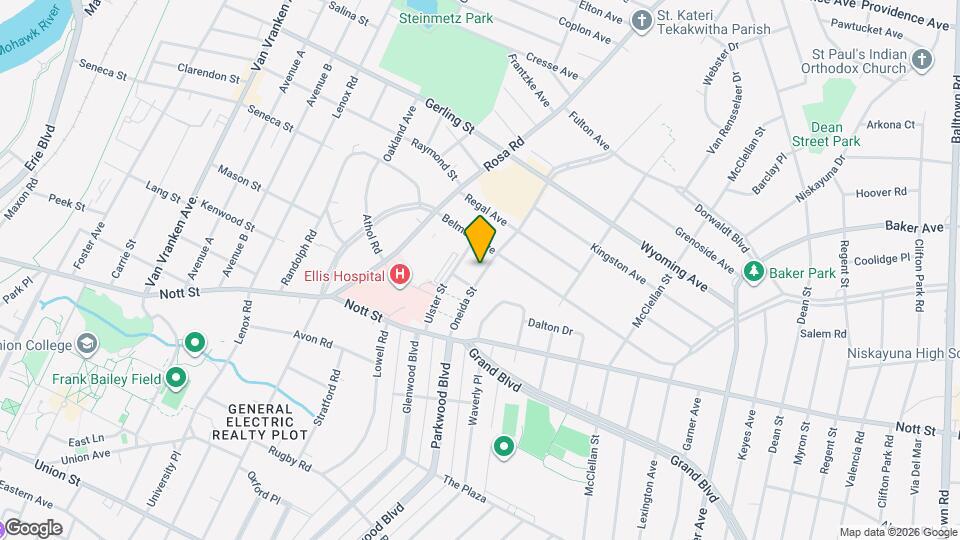 1747 Oneida St Map and Location Details