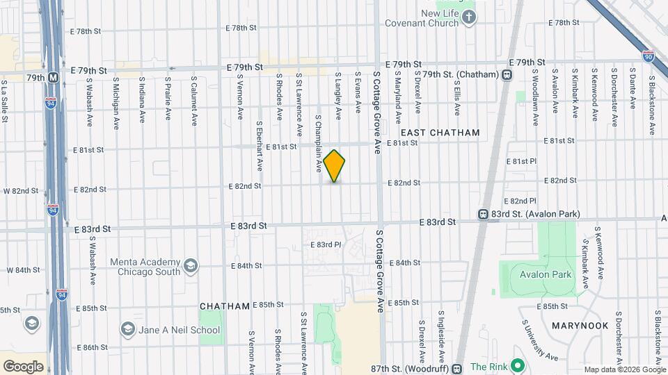 653 E 82nd St, Unit 1W Map and Location Details