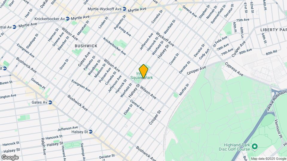 1228 Halsey St Map and Location Details